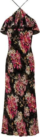 Twin-Set Abito a fiori - Nero