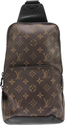 Louis Vuitton Marron Coated Canvas Shoulder Bag (Pre-Owned)