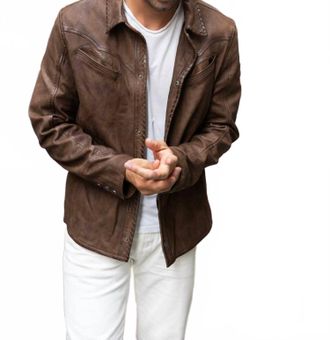 Mauritius Mens Woodly Jacket In Brown