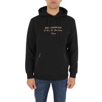 Karl Lagerfeld Hoodies & sweatvesten, Heren, Zwart, XL, Karl Lagerfeld - Sweatshirts & Hoodies > Hoodies