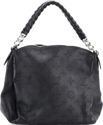 Louis Vuitton Babylone Handbag Mahina Leather BB hobo bag - Zwart
