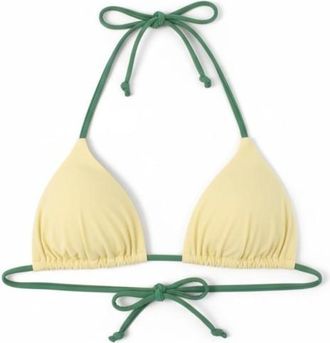 Hurley Tri Solid Color Reversible Bikini-Top f&uuml;r Damen | wei&szlig;