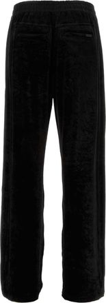 Saint Laurent Mens Black Stretch Chenille Joggers viscose - Size Large