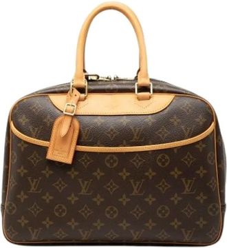 Louis Vuitton Pre-owned Handbags, female, Brown, Size: ONE SIZE Pre-owned Deauville