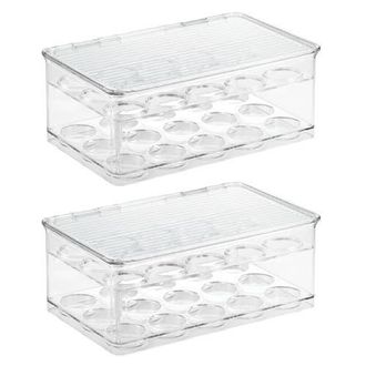 iDesign Stackable Coffee Pod Holder for K-Cup Pods - Set of 2 - Clear in Clear/gray at Nordstrom