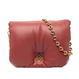 Loewe Pre-owned Shoulder Bag - Dames - Vintage Schoudertas - Roze - ONE Size - Leer - Vintage
