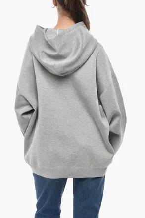 Gucci Wool-Blend Hoodie with Embossed Logo Gucci