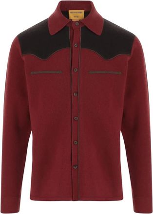 Guest In Residence Western Button Up! Shirt - Heren - Cashmere truien - Rood - XL - Kasjmier - Truien & Vesten