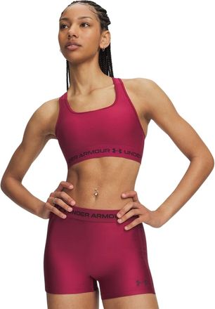 Under Armour Dames/Dames Medium Impact Sportbeha (Claret)