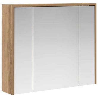 vidaXL Armario Con Espejo De Ba&ntilde;o Roble Artesanal 73,5 X 16 X 62,5 Cm Vidaxl