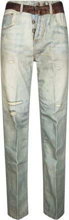 Haikure Bonnie TLO - Dames - Regular Fit Jeans - Grijs - W26 - Katoen - Jeans