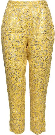 Dolce & Gabbana Pantaloni in lurex - Giallo