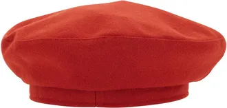Barbour Womens Beanie, Red Wool Hat