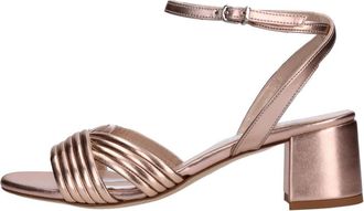 NCUB Roze Sandalen - Dames - Sandalen met hakken - Roze - 39 EU - Leer - Schoenen