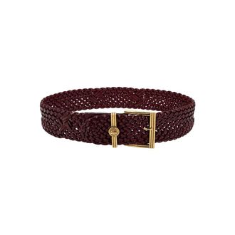 Etro High-Band Woven Belt - female - Etro - Belts - Red - 90 CM - Accessories