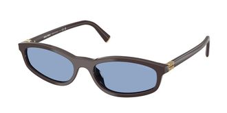 Miu Miu MUA06SF Asian Fit 22C60O Womens Sunglasses Brown Size 54