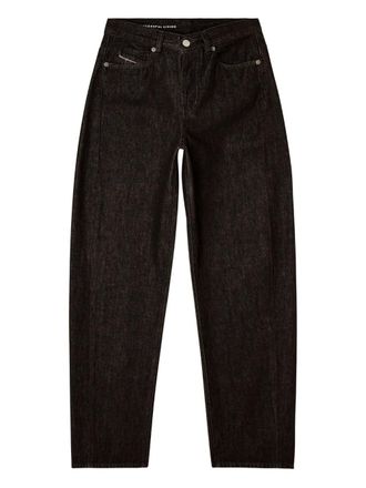 Diesel 1974 d-ellz relaxed wide-leg jeans - Nero