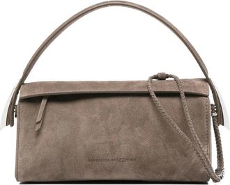 Benedetta Bruzziches Suede Satchel Bag