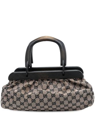 Gucci 2000-2015 GG Canvas handbag - Marrone