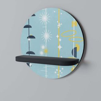 OEM Caminos A La Felicidad Estante Redondo Negro