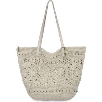 The Sak Faye Tote Bag in Natural Medallion at Nordstrom