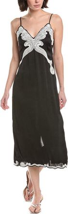 Rag & Bone Ann Embroidered Slip Dress