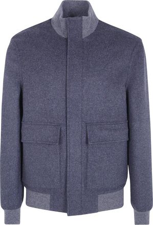 Brunello Cucinelli Bomber Jassen - Heren - Bomber jackets - Blauw - XL - Jassen