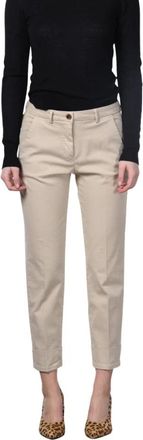 Mason's New York Carrot Chino Broek - Dames - Chinos - Beige - L - Katoen - Broeken