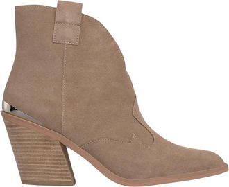 Alma En Pena Cowboy enkellaars opening - Dames - Cowboylaarzen - Beige - 38 EU - Schoenen