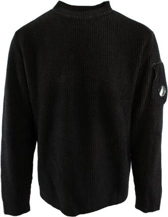 C.P. Company Crewneck Fleece Knit - Heren - Ronde hals truien - Bruin - XL - Wol - Truien & Vesten