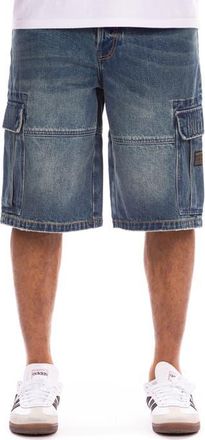 Billionaire Boys Club BB Hike Denim Cargo Shorts in Aries at Nordstrom, Size 34