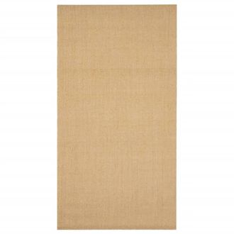 Berkfield Home Rug Natural Sisal 80x150 cm in Brown | Size: 100 cm diameter