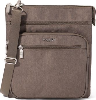 Baggallini Out And About Crossbody Bag in Dark Umber Heritage at Nordstrom