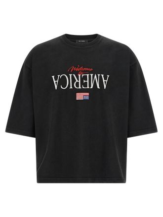 Willy Chavarria Black Cotton Mens T-Shirt