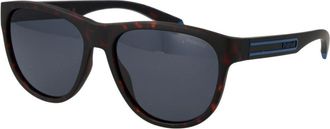 Polaroid Bruine Plastic Zonnebril