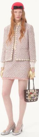 Valentino Gonna In Ribbon Tweed Donna MULTICOLOR 36