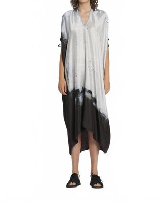 Masnada Polaroid Dress In White/black