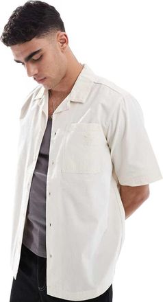 adidas Originals Essentials - Camicia a maniche corte bianco meraviglia in seersucker