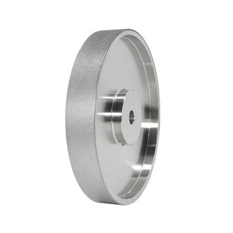 OEM Muela Abrasiva De Diamante Hss Para Afilar, Grano 320, 6 Pulgadas De Di&aacute;metro X 1 Pulgada De Ancho, Con Mandril De 1/2 Pulgada