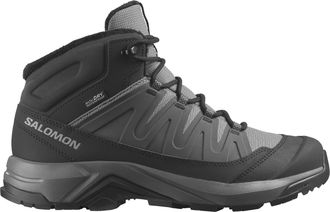 Salomon Winterstiefel SALOMON X-ADVENTURE COLDRUSH WP W, Damen, Gr. 42,5, castlerock, schwarz, phantom, Leder, Textil, Schuhe Winterstiefel, Winterschuhe, Win