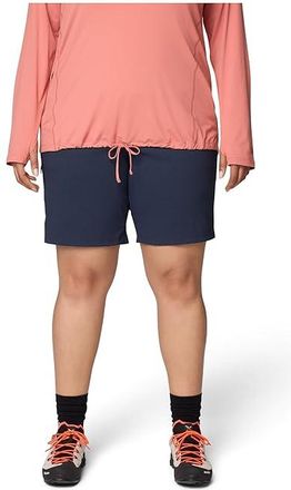 Mountain Hardwear Plus Size Dynamatm Bermuda Womens Shorts Abyss : 3X, Elastane/Nylon