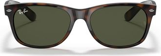 Ray-Ban Sunglasses Rb2132 902 New Wayfarer Brown/Green Unisex