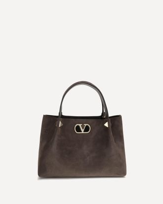 Valentino Garavani Borsa a Mano piccola in suede Woman UNI