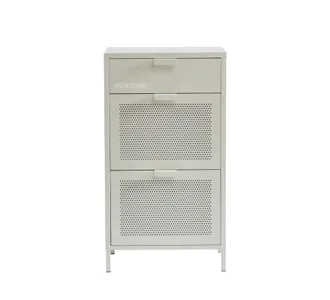 Pantone Mueble zapatero metal beige arena 55cm