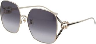 Gucci Ladies Black Square Sunglasses GG1323S 001