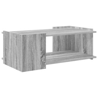 vidaXL Mesa De Caf&eacute; Gris Sonoma 90 X 50 X 33 Cm Madera De Ingenier&iacute;a Vidaxl