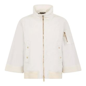 Moorer Bomber Jackets, female, White, Size: 2XL Olli Jacket