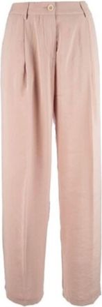 Cruna Wide-Leg Trousers with High Waist and Pleated Front