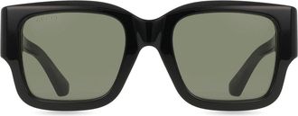 Gucci GG1663S 001 Womens Sunglasses Black Size 52