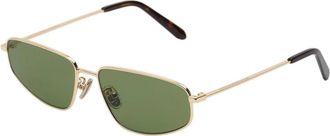 Retro Superfuture Isedra - unisex - Zonnebrillen - Geel - 59 MM - Accessoires